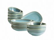 MÄSER Snackschale Snacking-Set Cordelia, aus Steinzeug, Steinzeug, (12-tlg)