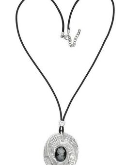 COLLEZIONE ALESSANDRO Lange Kette Gemme Eleganze, mit großem Metallanhänger und Gemme