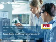 Gesundheits- und Sicherheitsmanager/in - Weißenhorn