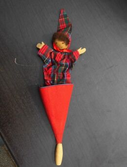 Stabpuppe Pop-up-Wichtel Vintage Spielzeug 3,- - Flensburg
