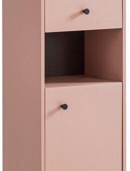 Schildmeyer Midischrank Smash, Breite 40 cm Apricot Dekor, wechselbarer Türanschlag