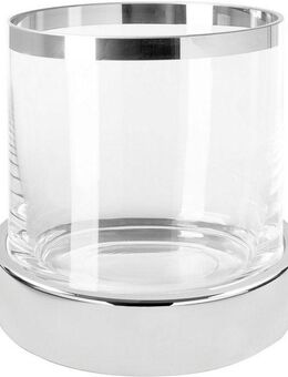 Fink Windlicht EMPIRE (1 St), Kerzenhalter, Dekoglas mit Platinumauflage