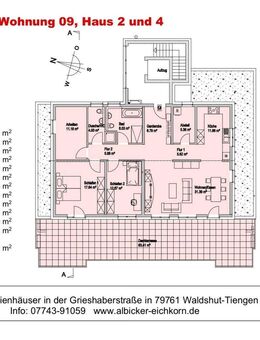 Neubau Waldshut - 4,0 Zimmerwohnung Dachgeschoss Penthouse mit Lift - Waldshut-Tiengen