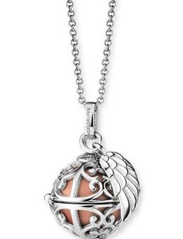 Engelsrufer Kette mit Anhänger Schmuck Geschenk, Engelsrufer Relaunch mit Flügelanhänger, ERN-ER23 (Set, inkl. Klangkugel)