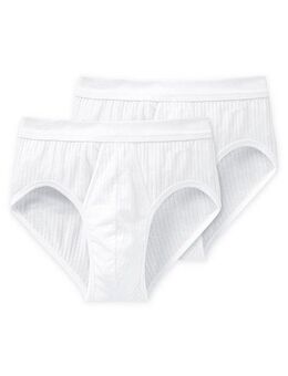Schiesser Slip Authentic (2er-Pack) mit Eingriff