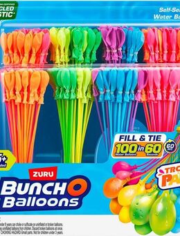 Bunch O Balloons Badespielzeug Bunch O Balloons, 8er Pack 265+ Wasserballons Tropical Party, aus recyceltem Material