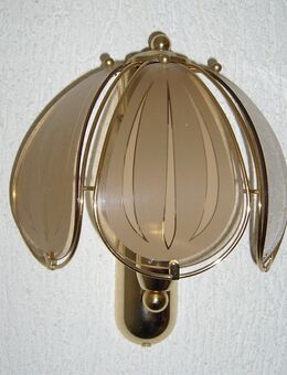 Wandleuchte Messing/Glas 25x21cm - Krefeld