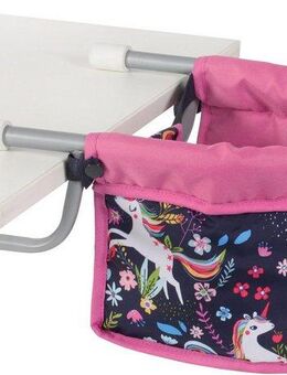 CHIC2000 Puppen-Tischsitz Einhorn