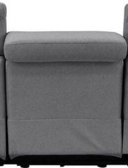Places of Style Ecksofa Pareli, L-Form, 259cm,m. Recamiere, Echtleder, Kunstleder, Webstoff, man. o. elektr. Relaxfunktion, USB/Kopfteilverstellg u. LED