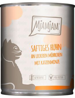MjAMjAM 6 x 800 g - saftiges Huhn an leckeren Möhrchen