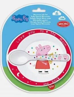 Peppa Pig Baby Mikroschüssel + Löffelset - Neumünster