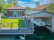 WOCHENENDHAUS DIREKT AM SEEKANAL MIT BOOTSHAUS UND SEEZUGANG - Starnberg