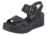 Rieker Keilsandalette, Sommerschuh, Sandale, Keilabsatz, mit Plateau