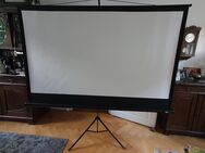 JAGO Beamer Kino Leinwand 140 cm x 220 cm mit Stativ! Projektionsleinwand TOP! - München