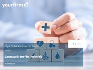 Saunawärter*in (m/w/d) - Herten