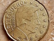 2007 Luxemburg: 20 Euro Cent (F im Stern)! - Hoppegarten
