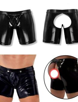 Herren Boxershort Ouvert Pofrei Lederoptik Unterhose Männer Boxer Eng Mit Knöpfe 26,90 €* - Villingen-Schwenningen
