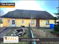 Charmantes Reetdach-Doppelhaus mit großem Garten und viel Potenzial - Patzig