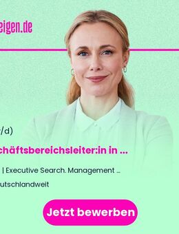 Geschäftsbereichsleiter:in in spe - Köln Zentrum