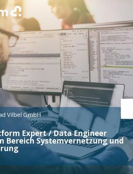 Data Plattform Expert / Data Engineer (m/w/d) im Bereich Systemvernetzung und Digitalisierung - Bad Vilbel