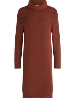 Cartoon Strickkleid Damen Strickkleid mit Turtle Neck