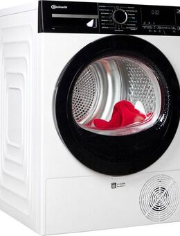 BAUKNECHT Wärmepumpentrockner BT 95C WBS, IronEase - Bügelfrei auf Knopfdruck, Silent Spin - leises Trocknen
