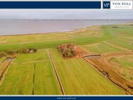 Sanierungsbedürftiges Haus direkt am Nordsee-Deich mit Blick auf die Nordsee und Bremerhaven - Butjadingen