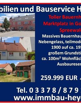 Toller Bauernhof am Marktplatz in Golßen - Golßen