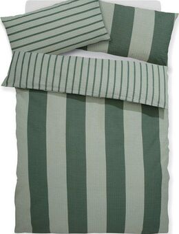 Home affaire Bettwäsche Sari, Seersucker, 2 teilig, in verschiedenen Qualitäten, maritime Bettwäsche mit Streifen