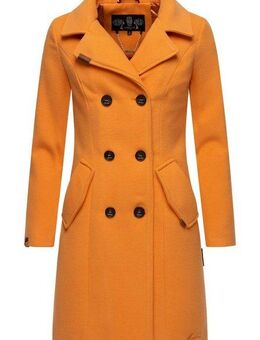 Marikoo Wollmantel Nanakoo edler Damen Trenchcoat in Woll-Optik