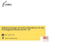 Gebietsmanager (m/w/d) Außendienst für die PLZ-Regionen 80-89 und 93 - 94 - Bad Staffelstein