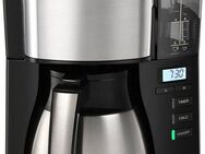 Melitta Filterkaffeemaschine LOOK® Therm Timer 1025-18 schwarz, 1,25l Kaffeekanne, Papierfilter 1x4