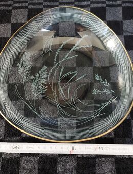 Heye Filigran Glasschale mit Goldrand - Hannover Buchholz-Kleefeld