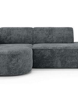 OTTO home Ecksofa ADELLA XL Design-Sofa mit Recamiere rechts/links, 263/159/76 cm, L-Form XL mit Wellenunterfederung, runde Form, auch in Cord