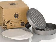 Buddy's Burgerpresse Buddy´s BBQ (1 St), Aluminium, mit 100 Blatt Papier, Ø 12 cm