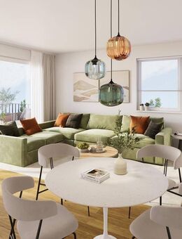 Neubau: Top 3-Zimmerwohnung im 2. Obergeschoss in 8-Familienhaus mit Berg- und Teilseesicht in guter Lage von Lindau-... - Lindau (Bodensee)