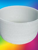 Quarzkristall-Klangschale ca. 20 cm Durchmesser mit Klöppel in 36355