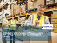 Mitarbeiter Wareneingang / Warenausgang mit Springerfunktion zur Materiallogistik (m/w/d) - Heimertingen