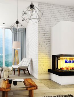 Kaminbausatz 🔵 IMPERIAL EXTRA b Volcano WLTh 12KW WASSER L-Kamin Panorama Ofen Neu Hajduk LDF-Kamine - Strausberg
