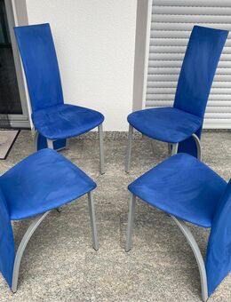 4 Stück EsszimmerStühle DesignerStühle – Microfaser – hochwertig – Top - Aichach