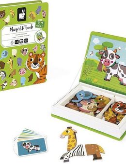 Janod Lernspielzeug Magnetbuch - Tiere