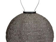 Pauleen LED Solarleuchte Sunshine Dreamer Lampion Solar taupe Tyvek Vlies, LED fest integriert, Laterne