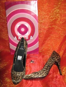 NEU mit Original- Karton * Sexy * edel * Animal * Leo * High-Heels * Stilettos * Pumps * Schuhe "AKIRA" Gr. 40/ 7 * braun- Töne * - Riedlingen