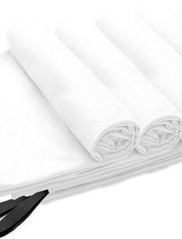 my home Reisehandtuch Xavi, 4 x 40x60cm ideal als Sporthandtuch, Reisehandtuch, Microfaser (Set, 4-St), als Serie und Set, sehr leicht, kompakt, schnelltrocknend, Mikrofaser