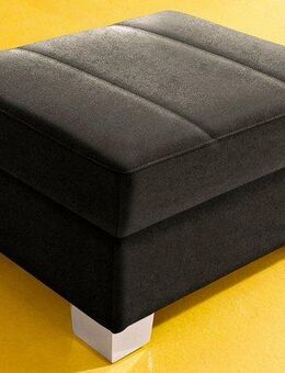 DOMO collection Hocker Turah mit moderner Steppung, passend zur Serie, B/T/H: 85/61/40 cm, auch in Leder