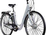 AGON E-Bike Cityrad Aurora, 3 Gang, Nabenschaltung, Frontmotor, 374 Wh, Pedelec, Elektrofahrrad für Damen u. Herren