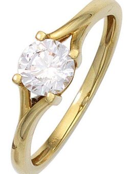 JOBO Goldring, 333 Gold mit Zirkonia