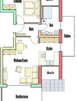 Design trifft Komfort - Dachgeschoss mit Dachterrasse und zweitem Balkon - Ebenweiler