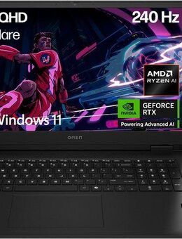 HP OMEN 17-db1094ng Gaming-Notebook (43,9 cm/17,3 Zoll, AMD Ryzen™ AI 9 365, GeForce RTX 5070, 1000 GB SSD)