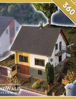 Erhöht wohnen, entspannt leben - Einfamilienhaus mit Fernsicht, Garten und Garagen - Fischbach (Dahn)